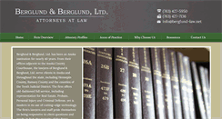 Desktop Screenshot of berglund-law.net